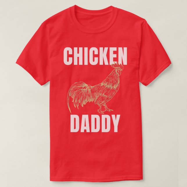 Manar Chicken Pappa Funny Chicken Farmer Chicken D T Shirt (Design framsida)