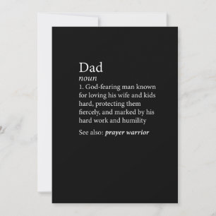 Manar Christian Pappa Definition Fars dag Shirt Spara Datumet