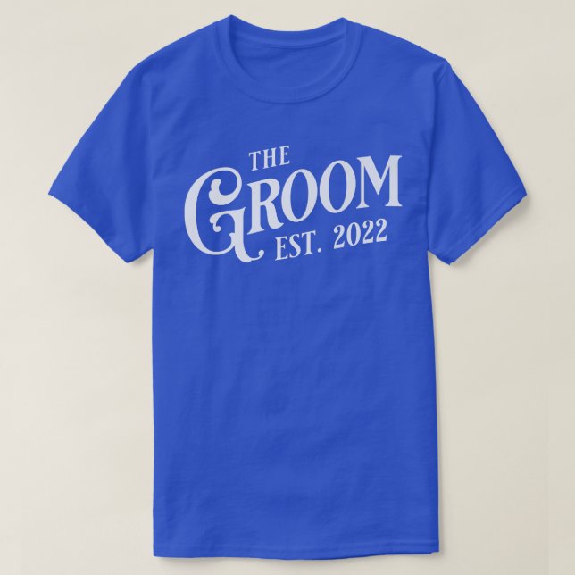 Manar Classic Groom Est T Shirt (Design framsida)