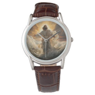 Manar Classic Leather Watch-Jesus Armbandsur