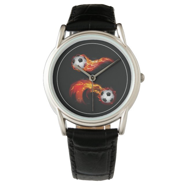 Manar Classic Watch-Soccer Balls Armbandsur (Framsida)