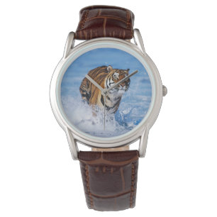 Manar Classic Watch/Wildlife Tiger Armbandsur