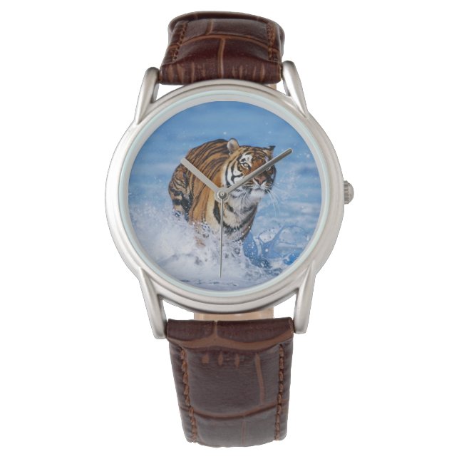 Manar Classic Watch/Wildlife Tiger Armbandsur (Framsida)