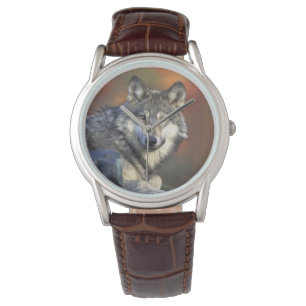 Manar Classic Watch/Wildlife Varg Armbandsur