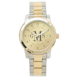Manar Classy Personlig Monogram Watch Armbandsur