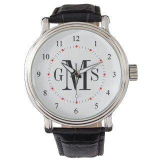Manar Classy Personlig Monogram Watch Armbandsur