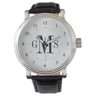 Manar Classy Personlig Monogram Watch Armbandsur