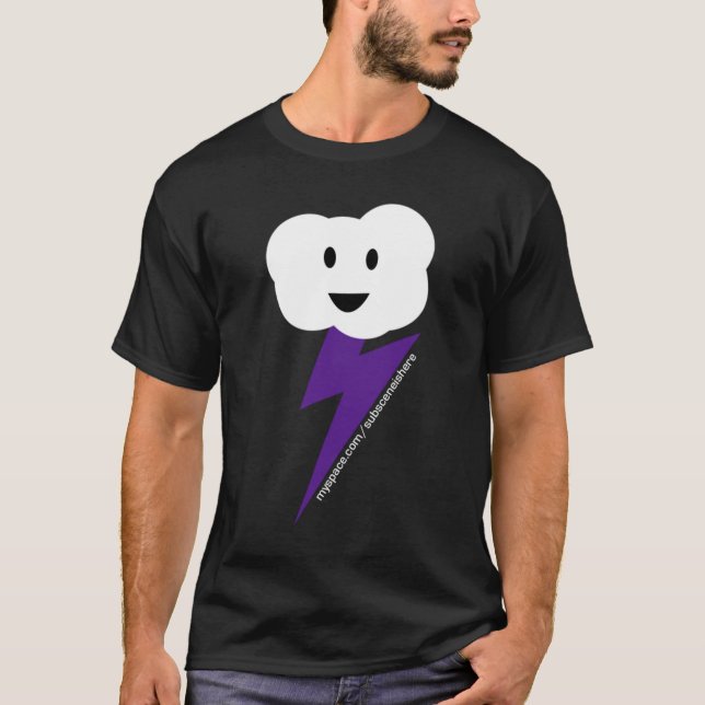 Manar Cloud&Lightning utslagsplats! Tee (Framsida)