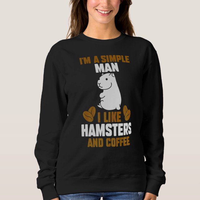 Manar Coffee Hamster T Shirt (Framsida)