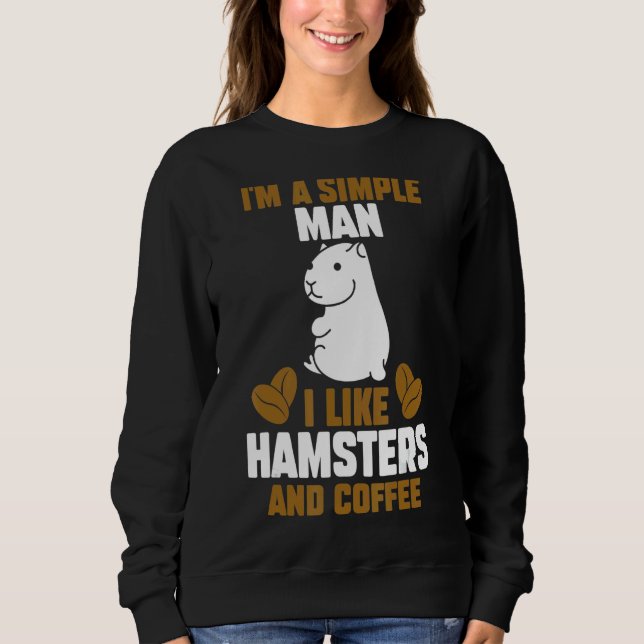 Manar Coffee Hamster T Shirt (Framsida)