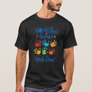 Manar Colorful Little Händer Worldu2019s Best Gamp T Shirt