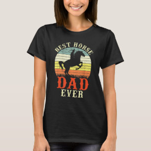 Manar Coola Best Horse Pappa någonsin Riding Man R T Shirt