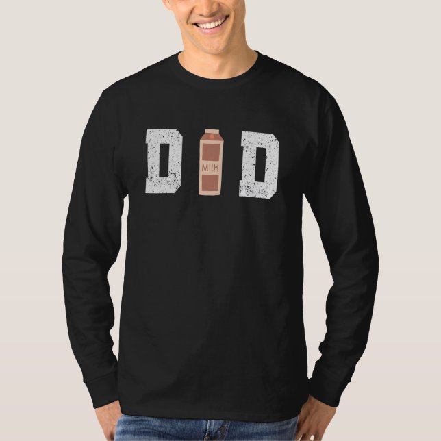 Manar Coola Chocolate Mjölk Pappa Costume För mana T Shirt (Framsida)