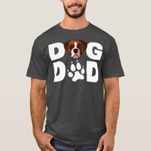 Manar Coola Hund Pappa Hund Enver Far Boxer Hund G T Shirt
