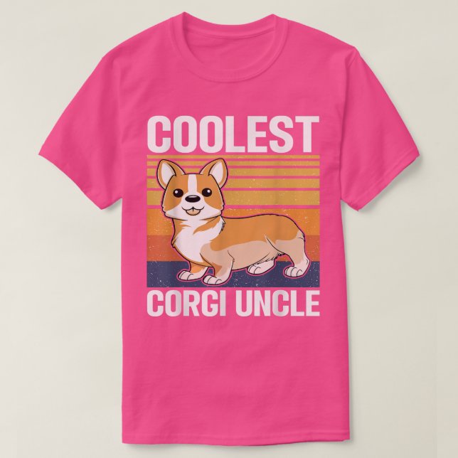 Manar Coolest Corgi farbror T Shirt (Design framsida)