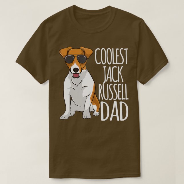Manar Coolest Jack Russel Pappa Jack Russell Terri T Shirt (Design framsida)