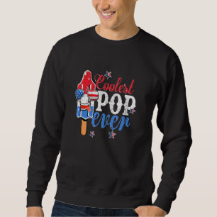 Manar Coolest Pop någonsin American Flagga Bomb Ic Lång Ärmad Tröja