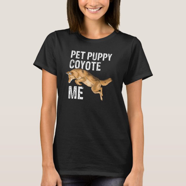 Manar Coyote for Coyote Wildlife Hunting and Coyot T Shirt (Framsida)