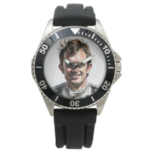 Manar Cracar Racer Stainless Steel Watch Armbandsur