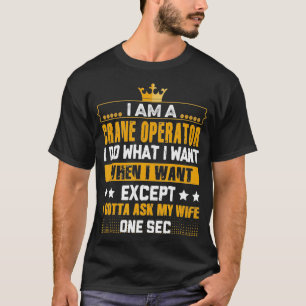 Manar Crane Operator Tshirt Crane är För manar T Shirt