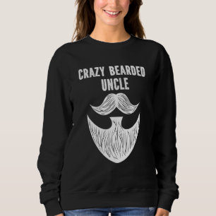 Manar Crazy Bearded farbror Beard Growing Humor Fa T Shirt