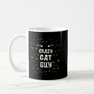 Manar Crazy Cat Guy _ Cat pappa T-Shirt Kaffemugg