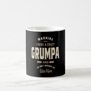 Manar Crazy Grumpa Grandpa Gift Kaffemugg