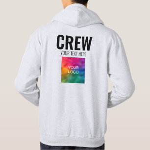 Manar Crew Hoodies Front & Back Add Logotyp Text h Hoodie