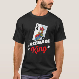 Manar Cribbage Kung Hans och hennes matchande Par T Shirt