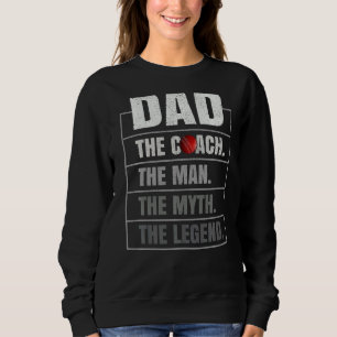Manar Cricket Coach Pappa man Myth of the Legend C T Shirt