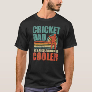 Manar Cricket Pappa som ett vanligt Pappa men kyla T Shirt
