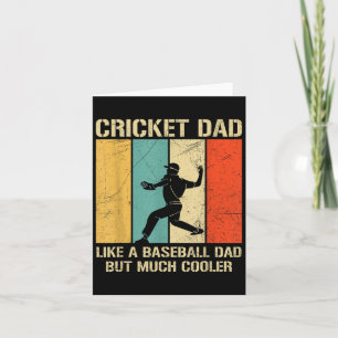 Manar Cricket Sport Citote för en Cricket Pappa Kort