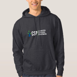 Manar, CSP sida vid sida (vit logotyp) Hoodie