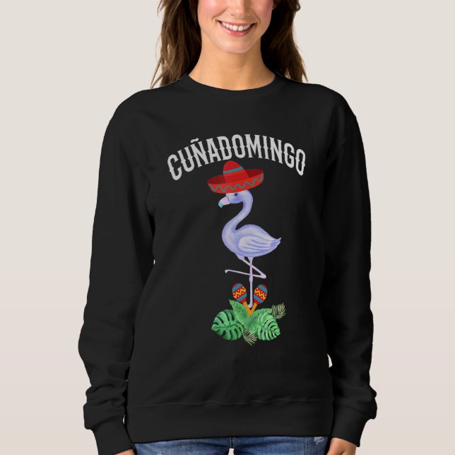 Manar Cunadomingo spansk broder in law Flamingo W T Shirt (Framsida)