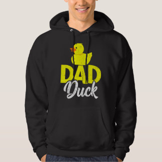 Manar Cute Duckling Duckies Pappa Anka Fars dag Hoodie