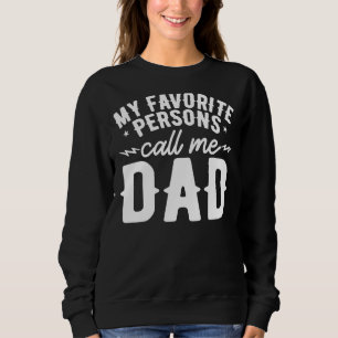 Manar Cute Pappa Day Mina favoriter kallar mig Pap T Shirt