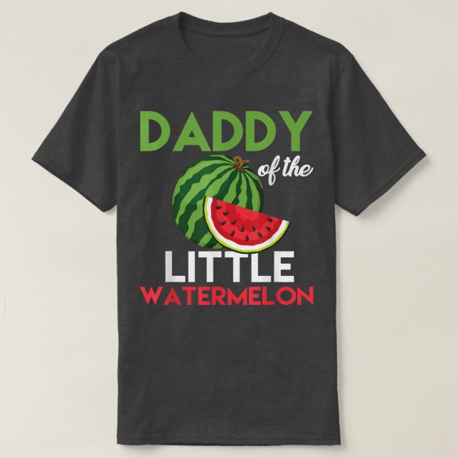 Manar Cute Watermelon pappa Design Pappa För manar T Shirt (Design framsida)