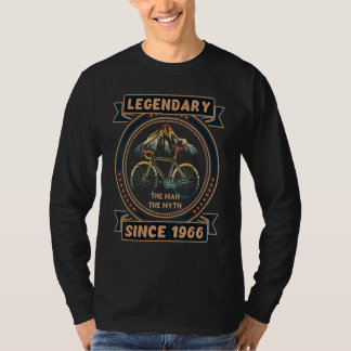Manar Cycle 1966 Cycling Tävla Bike Cyclist Birt T Shirt