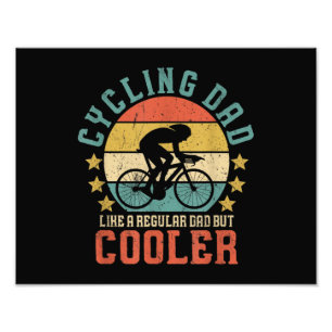 Manar Cykling Pappa Bike Rider & Cyclist Fars dag Fototryck