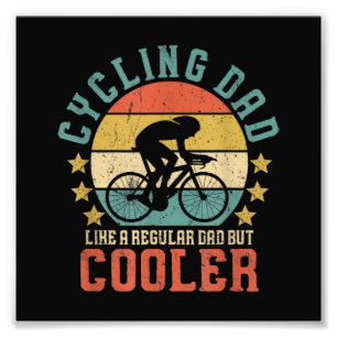 Manar Cykling Pappa Bike Rider & Cyclist Fars dag Fototryck