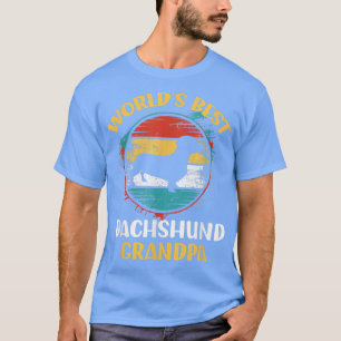 Manar Dachshund Grandpa Funny Weenie Hund älskare T Shirt