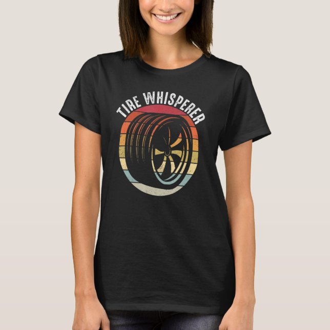 Manar Däck Viisperer däck biltuner T Shirt (Framsida)