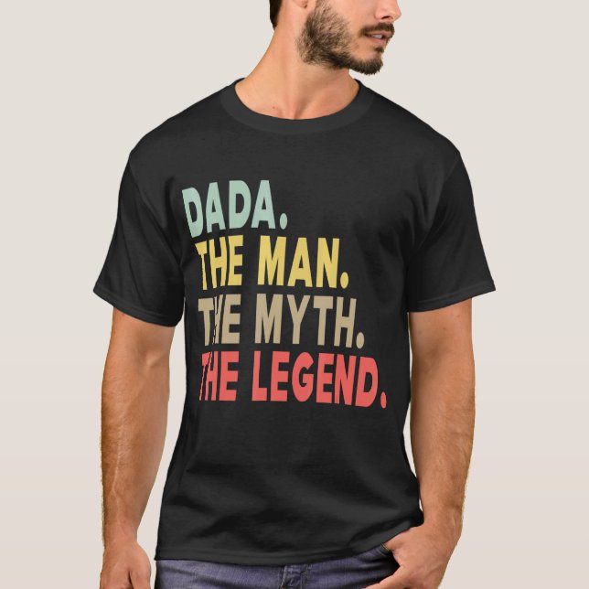 Manar Dada människan myten om Pappa Pappa-Tjocken  T Shirt (Framsida)