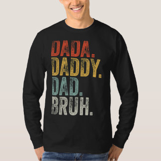 Manar Dada Pappa Bruh Fars dag Retro Vinta T Shirt