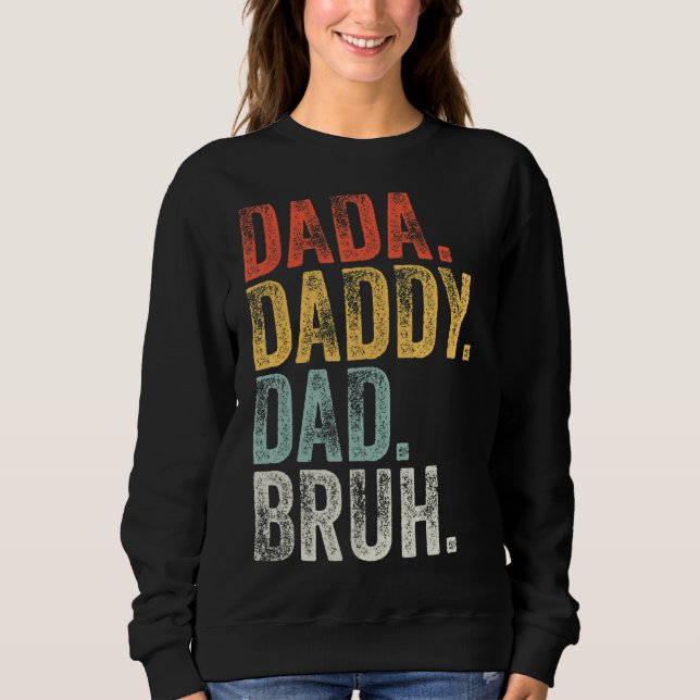 Manar Dada Pappa Bruh Fars dag Retro Vinta T Shirt (Framsida)