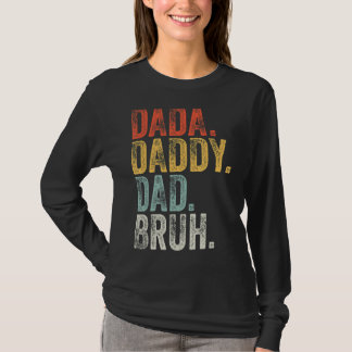 Manar Dada Pappa Bruh Fars dag Retro Vinta T Shirt