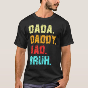 Manar Dada Pappa Bruh Fars dag Vintage Fathe T Shirt