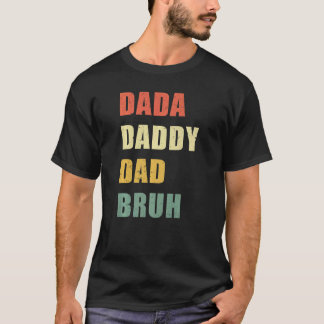Manar Dada Pappa Bruh Vintage Pappa T Shirt