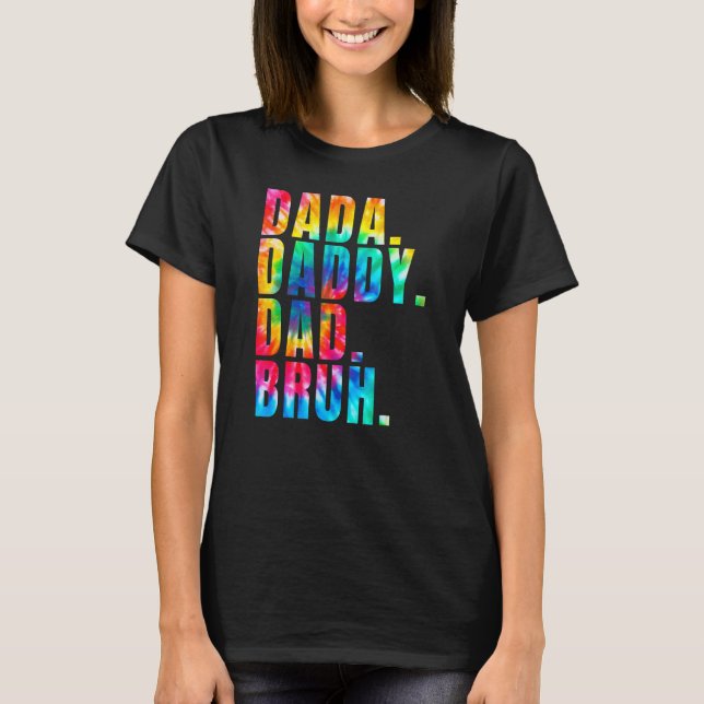 Manar Dada pappa Pappa Bruh från Son Boys Far Da T Shirt (Framsida)