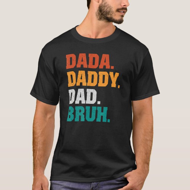 Manar Dada pappa Pappa Bruh från Son Boys Fars dag T Shirt (Framsida)